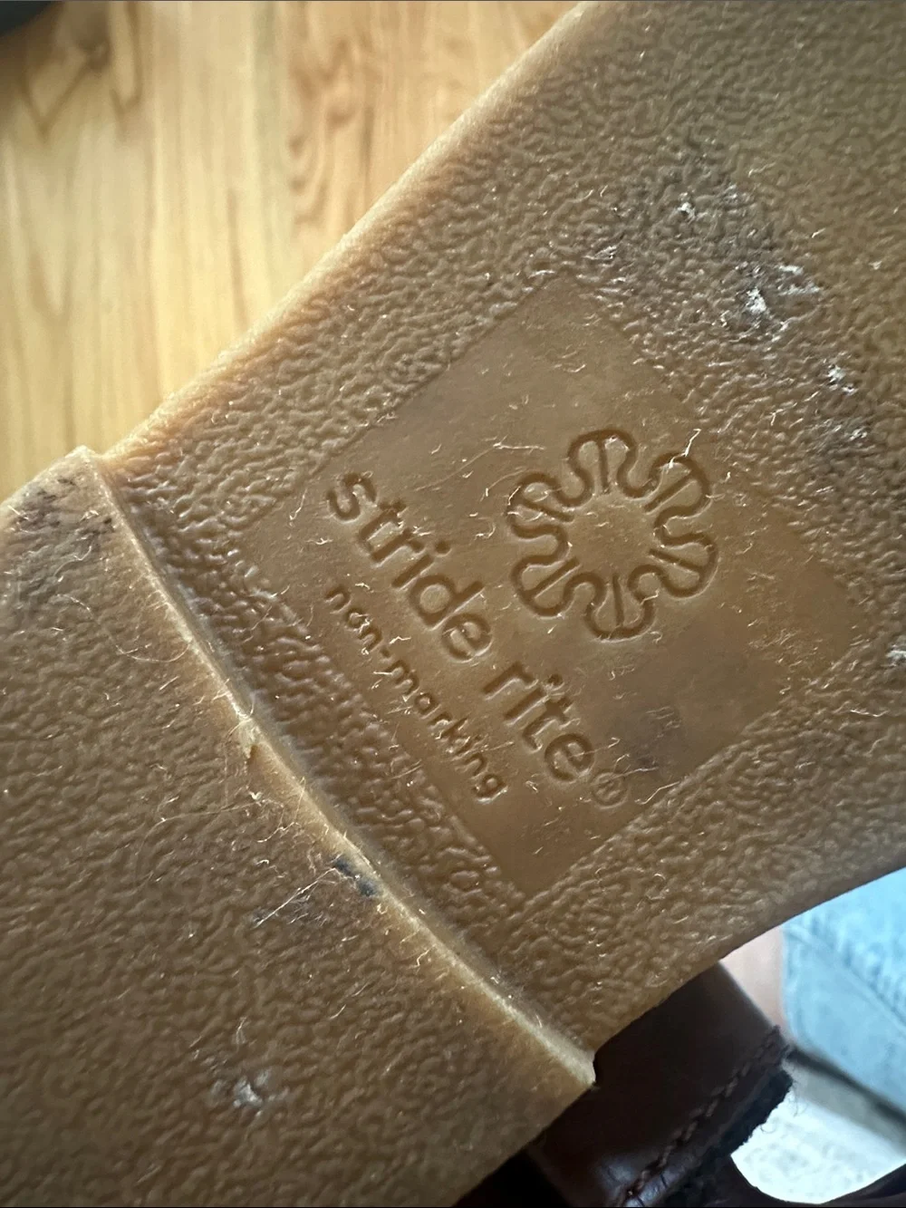 Stride Rite Brown Mary Jane Buckle Shoes